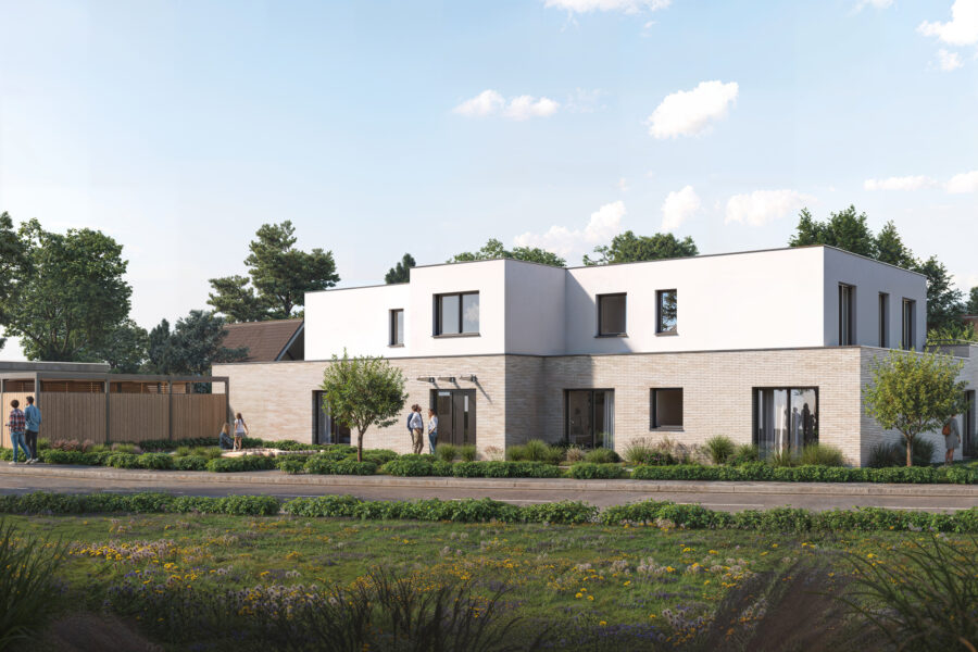 formgrafik architekturvisualisierung-mehrfamilienhaus-beckum